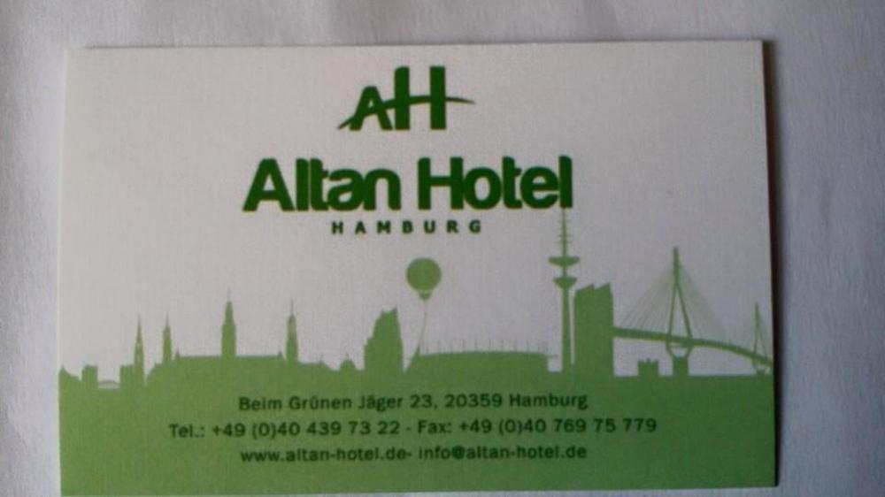 Altan Hotel Hamburg Exterior foto